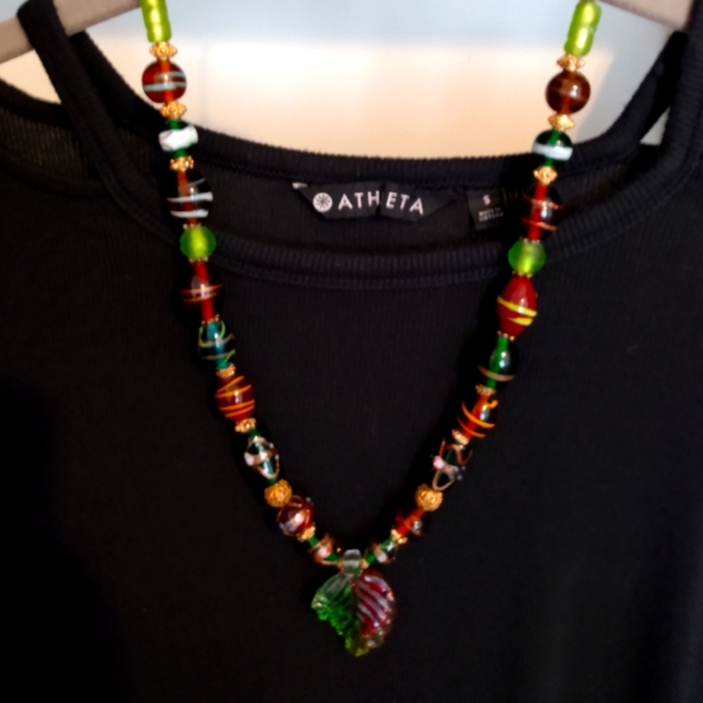 Colorful vintage necklace
